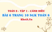 Bài 6 trang 10 Toán 8 tập 1 SGK Cánh diều